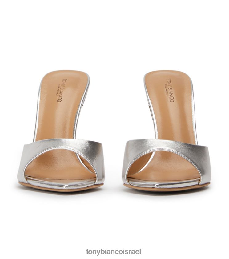 נעלי עקב | נשים נאפה מטאלי כסוף Tony Bianco נעלי עקב של מרסל 8BNR8T338